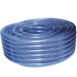 POA PVC GARDEN HOSE PIPE BRAIDED CLEAR
